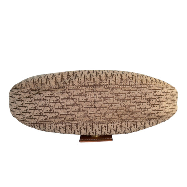 Dior Monogram Street Chic Half Moon Hobo Shoulder Bag in Beige / Tan - Image 5