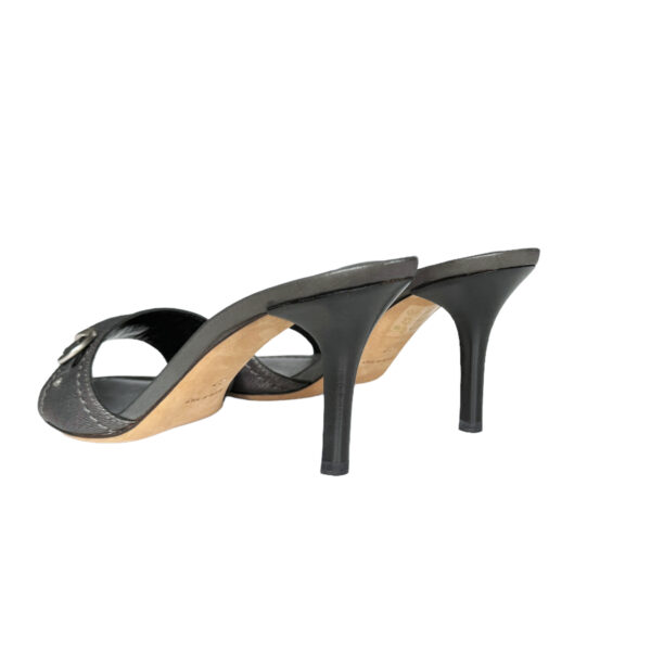 Dior Logo Heels in Silver / Grey UK 4 - Image 4