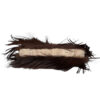 Fendi Knitted Fur Trim Fringe Shoulder Baguette Bag in Beige / Brown - Image 5