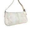 Fendi Python Snakeskin Shoulder Baguette Bag in Cream - Image 4