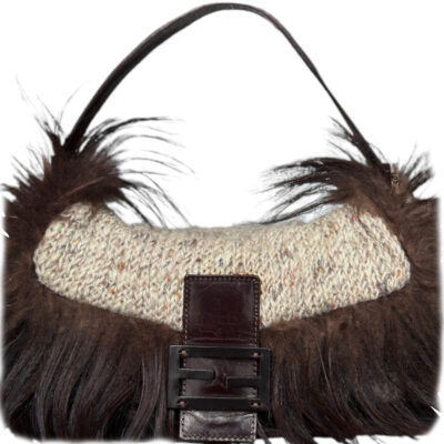 Fendi fur outlet bag strap