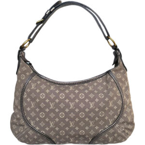 Vintage Louis Vuitton Monogram Shoulder Bag in Grey / Gold | NITRYL