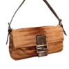 Fendi Striped Calfskin Shoulder Baguette Bag in Tan / Brown - Image 2