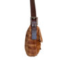 Fendi Striped Calfskin Shoulder Baguette Bag in Tan / Brown - Image 4