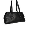 Dior Leather Shoulder Bag in Black with Silver Spellout Strap - Image 4