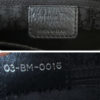 Dior Leather Shoulder Bag in Black with Silver Spellout Strap - Image 7