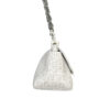 Fendi Monogram Chain Mini Mamma Shoulder Baguette in White - Grey / Silver - Image 3