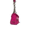 Prada Buckle Suede Shoulder Bag in Hot Pink / Silver - Image 3