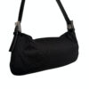 Fendi Silk Shoulder Baguette Bag in Black / Silver - Image 3