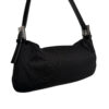 Fendi Silk Shoulder Baguette Bag in Black / Silver - Image 4
