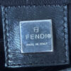 Fendi Silk Shoulder Baguette Bag in Black / Silver - Image 6