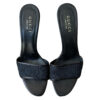 Gucci Monogram Heels in Black UK 5 - Image 2