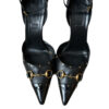 Gucci Horsebit Studded Heels in Black / Gold UK 5 - Image 2