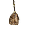 Fendi Leopard Print Calfskin Mini Mamma Shoulder Baguette Bag in Brown / Tortoiseshell / Gold - Image 3