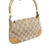 Gucci Monogram Bamboo Mini Jackie Shoulder Bag in Beige / Tan - Image 4