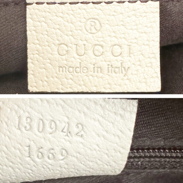 Gucci Monogram Boston Shoulder Bag in Beige / Cream / Gold - Image 7