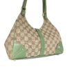 Gucci Monogram Jackie Shoulder Bag in Beige / Green / Gold - Image 4