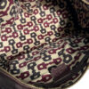 Gucci Monogram Leather Boston Bag in Brown / Gold - Image 6