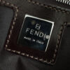 Fendi Zucca Monogram Shoulder Baguette Bag in Cream / Brown / Silver - Image 8