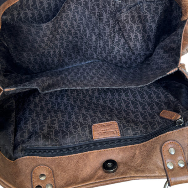 Dior Gaucho Leather Saddle Shoulder Bag in Tan Brown - Image 5