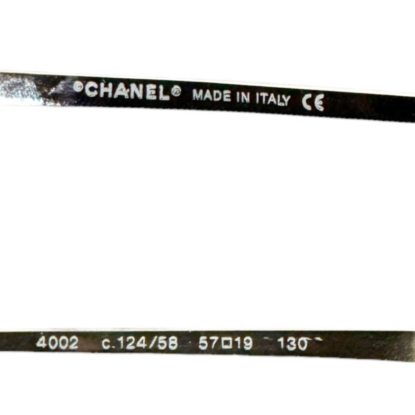 Chanel Logo Rimless Oval Ombre Sunglasses in Baby Pink / Silver - Image 3