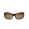 Chanel Pearl Logo Wraparound Sunglasses in Yellow / Brown - Image 2