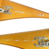 Chanel Pearl Logo Wraparound Sunglasses in Yellow / Brown - Image 3