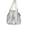 Gucci Monogram Leather Bow Shoulder Bag in Metallic Silver - Image 3