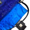 Fendi Beaded Shoulder Baguette Bag in Electric Blue / Black / Silver - Image 6