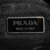 Prada Nylon Buckle Half Moon Shoulder Bag in Black / Silver - Image 6
