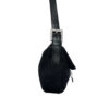 Fendi Silk Classic Shoulder Baguette Bag in Black / Silver - Image 3