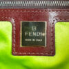 Fendi Daisy Flower Denim Shoulder Baguette Bag in Blue / White / Green - Image 7