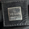 Fendi Silk Classic Shoulder Baguette Bag in Black / Silver - Image 7