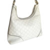Gucci Monogram Heart Leather Shoulder Bag in Ivory - Off White / Gold - Image 4