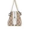 Gucci Monogram Logo Shoulder Bag in Beige / White / Gold / Silver - Image 3