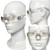 Dior Diorella Rimless Wraparound Sunglasses in Clear / Silver - Image 4