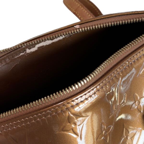 Louis Vuitton Monogram Vernis Papillon Bag in Bronze / Brown - Image 7