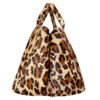 Prada Leopard Print Calfskin Canapa Tote Bag in Brown / Beige / Gold - Image 3