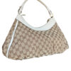 Gucci Monogram D Ring Hobo Shoulder Bag in Beige / White / Gold - Image 3