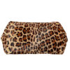 Prada Leopard Print Calfskin Canapa Tote Bag in Brown / Beige / Gold - Image 5