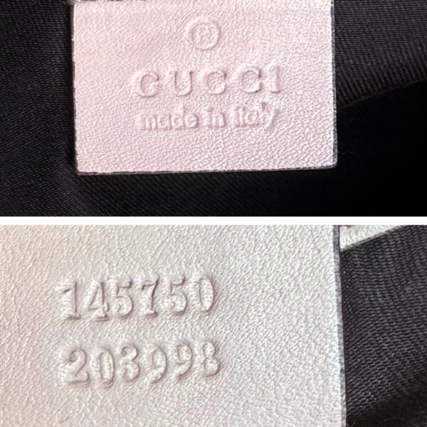 Gucci Monogram Mini Shoulder Bag in Beige / Baby Pink / Gold - Image 6