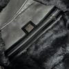Fendi Rabbit Fur Shoulder Baguette Bag in Black - Image 6