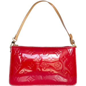 Vintage Louis Vuitton Monogram Vernis Mini Shoulder Bag in Cherry Red | NITRYL