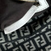 Fendi Monogram Shoulder Baguette Bag in Black / White / Gold - Image 8