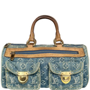 Vintage Louis Vuitton Monogram Denim Neo Speedy in Blue | NITRYL