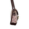 Louis Vuitton Monogram Canvas Buckle Majorie Shoulder Bag in Maroon Red / Light Pink / Gold - Image 4