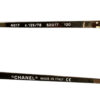 Chanel Logo Rimless Ombre Sunglasses in Orange / Navy-Aqua / Gold - Image 3