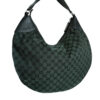 Gucci Monogram Large Croissant Hobo Shoulder Bag in Dark Green / Navy - Image 2