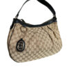 Gucci Monogram Sukey Hobo Shoulder Bag in Beige / Black / Gold - Image 2