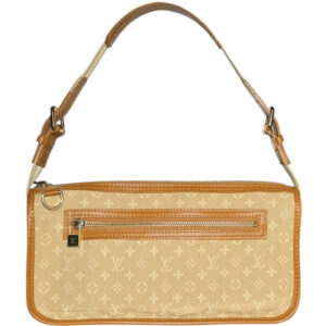 Vintage Louis Vuitton Monogram Canvas Shoulder Bag in Beige / Tan / Gold | NITRYL